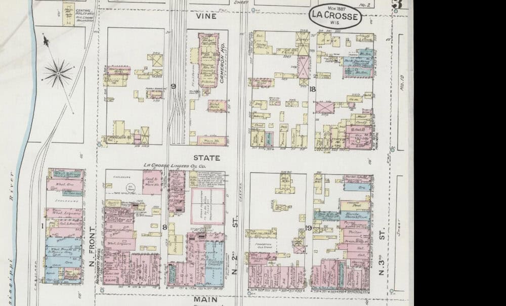 Sanborn Map - Lydia Moss' Barber Shop